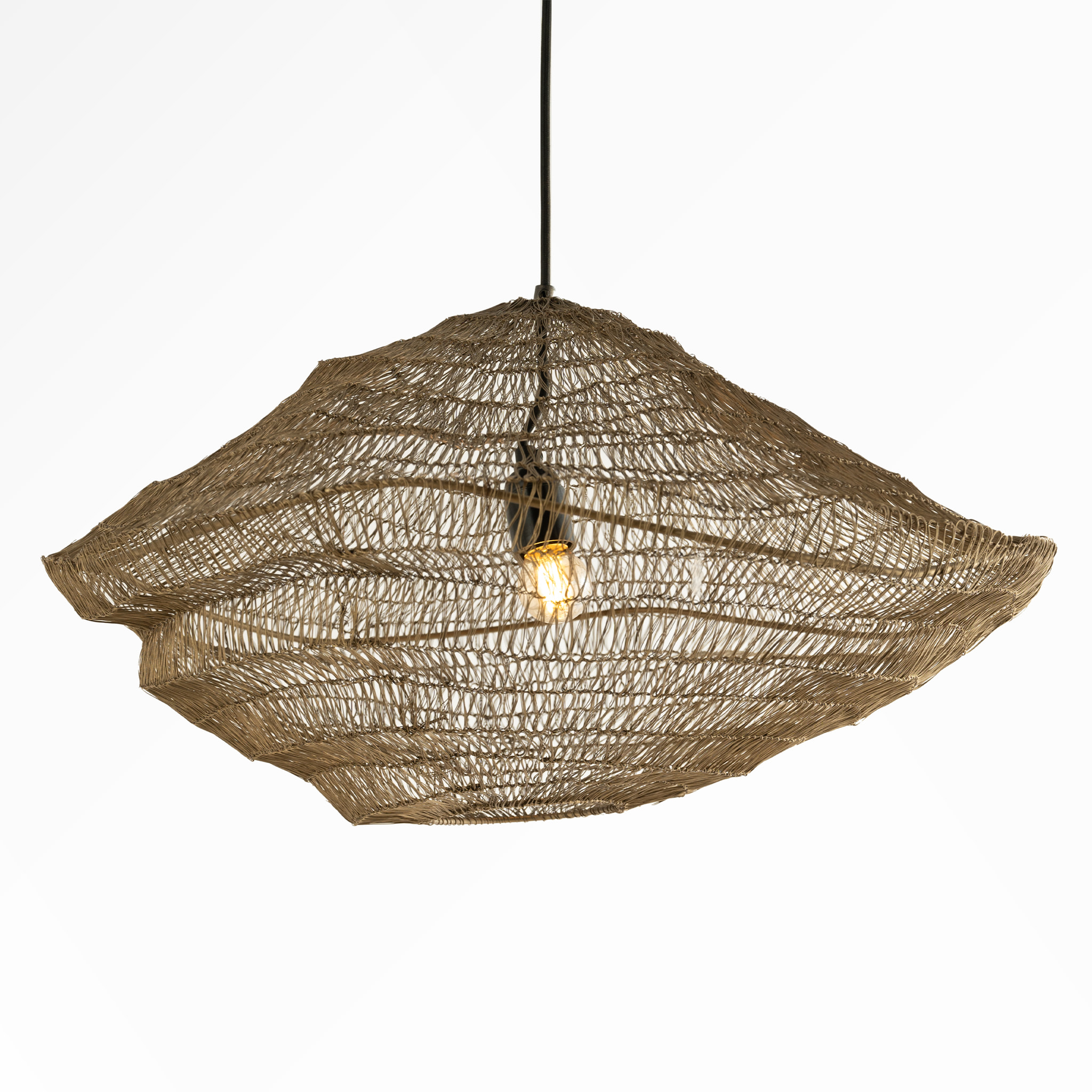 Suspension en métal doré 61 cm - Ramo