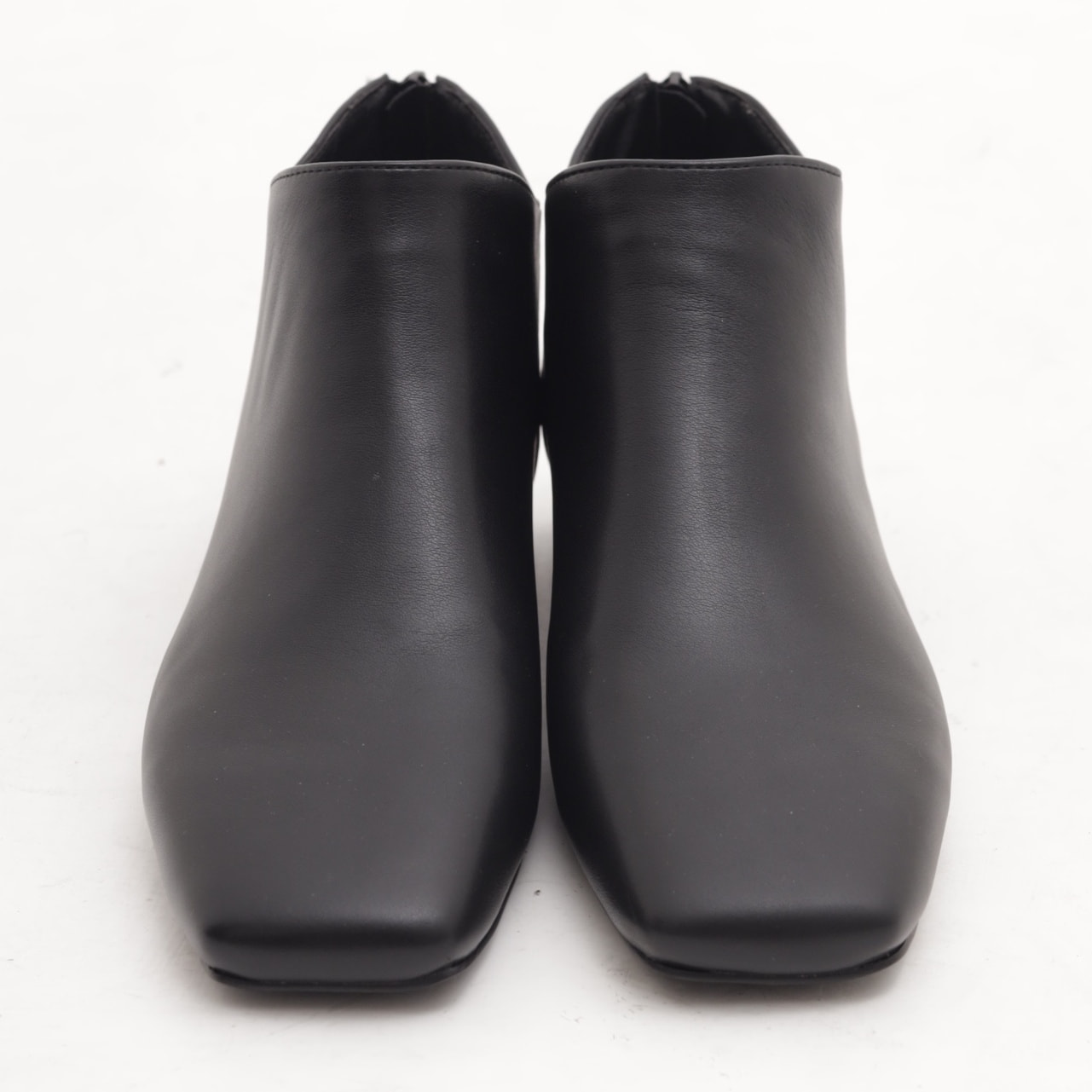 STIVALETTO FLAT QUADRATO NERO