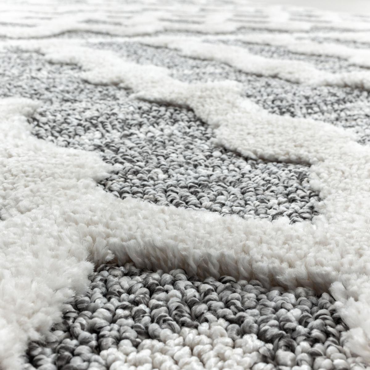 Tapis salon et chambre tissé motif scandinave REDA