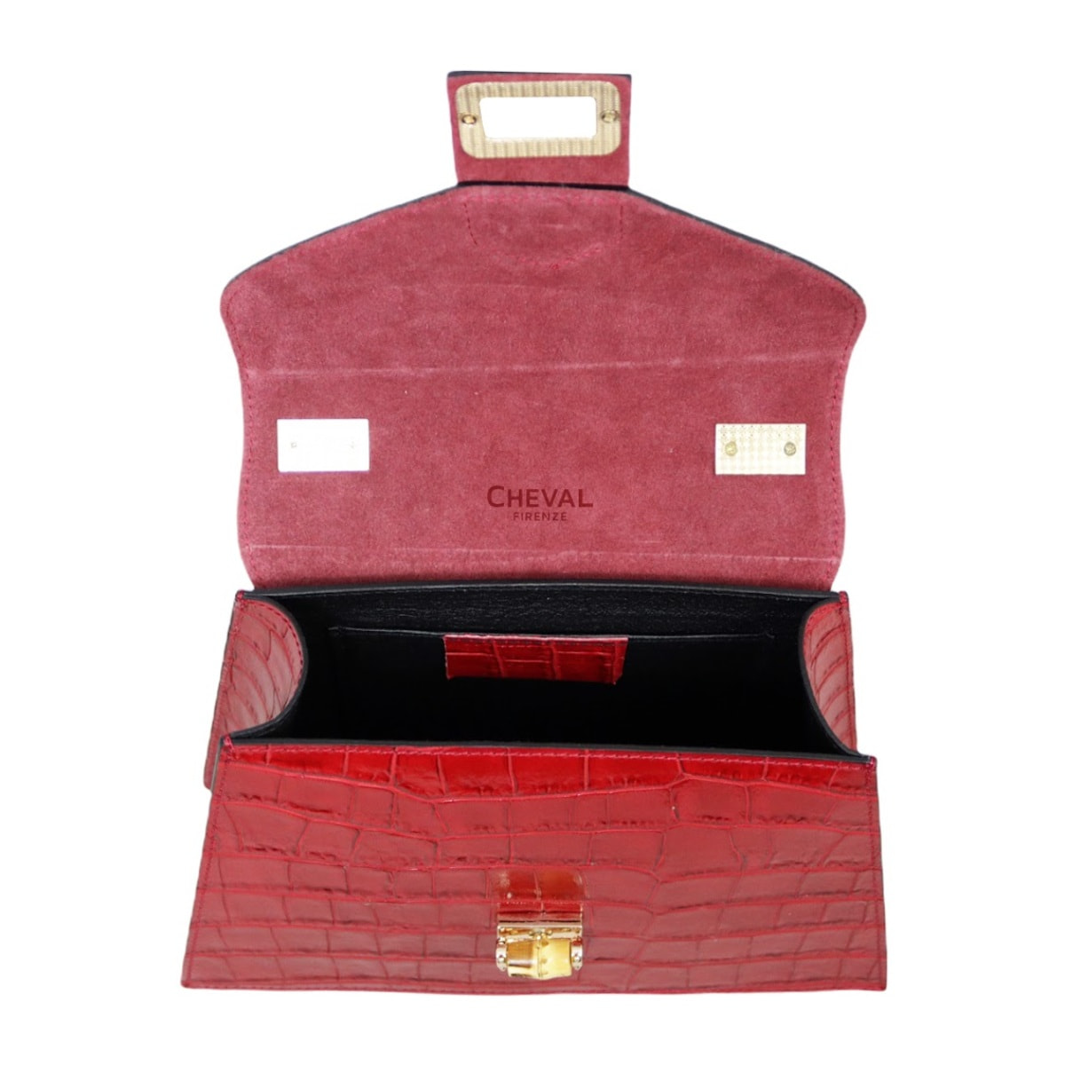 Borsa a Mano Cheval Firenze Meridiana Rosso