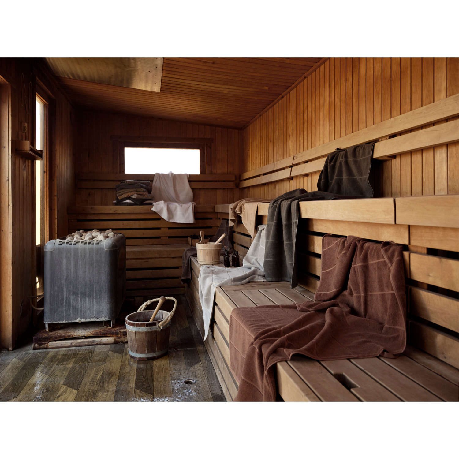 Serviette de bain Sauna