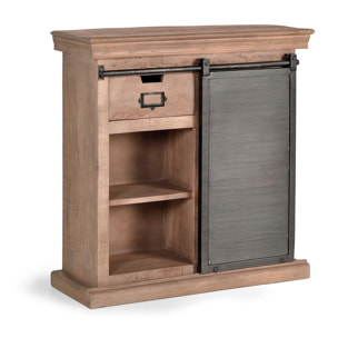 Aparador de Madera de Mango Estilo Industrial Moderno
