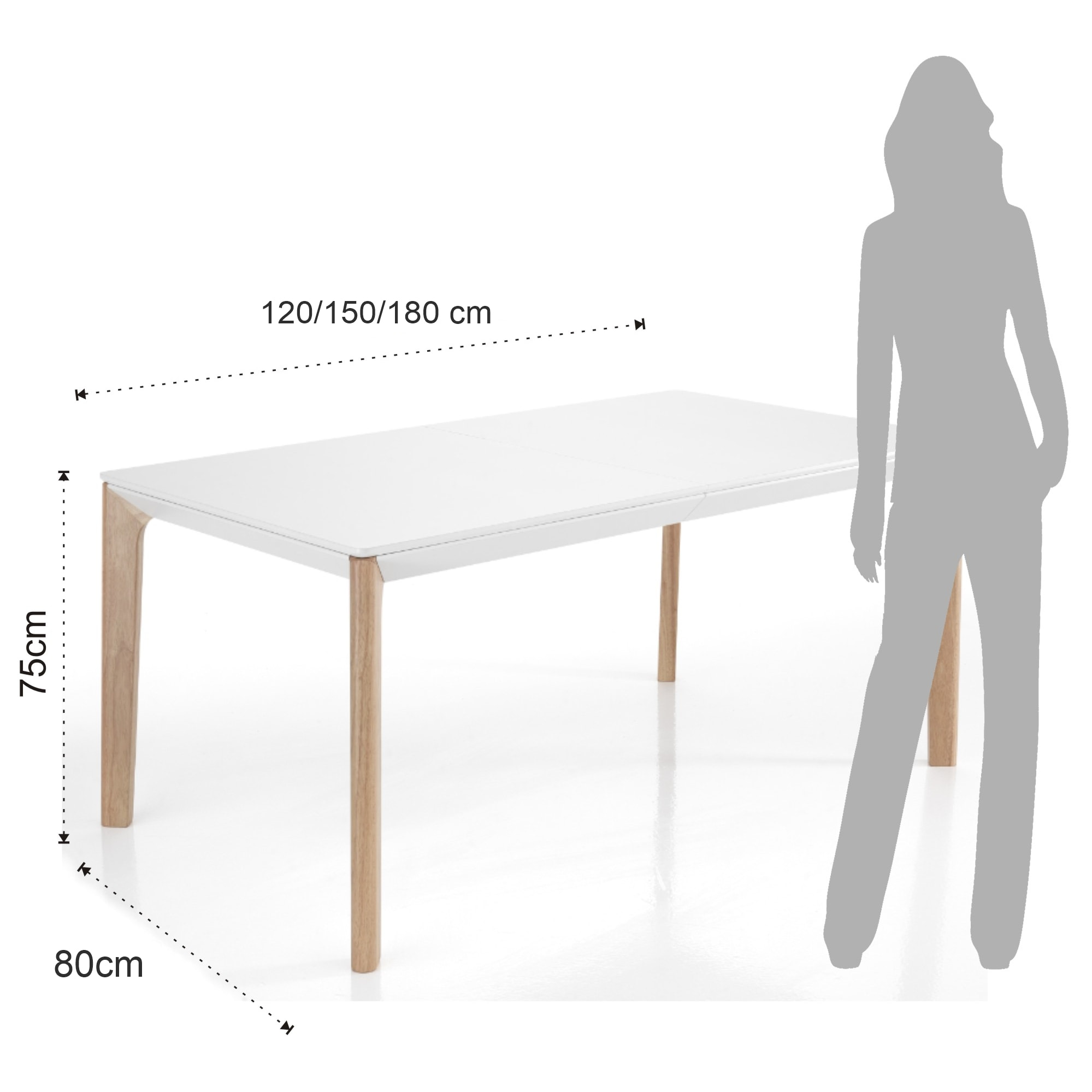 Tomasucci Table extensible VARM 120