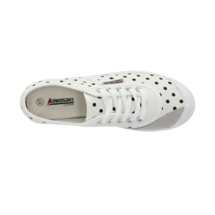 Zapatillas Sneaker Unisex - KAWASAKI Polka Canvas Shoe  1024 Marshmallow