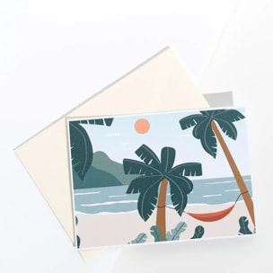 Postal "Teletransportate al mar"