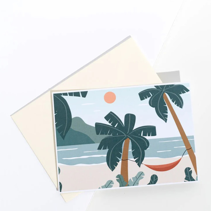 Postal "Teletransportate al mar"