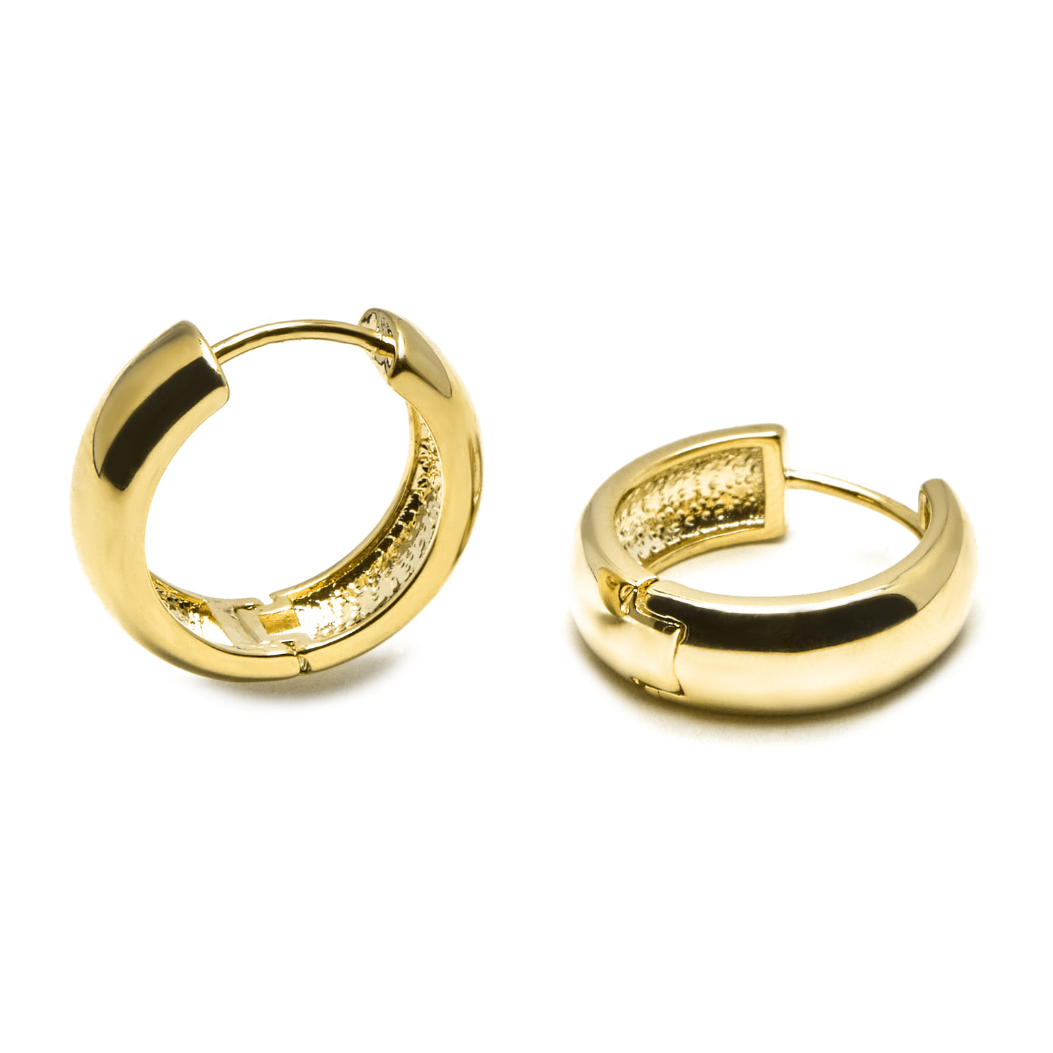 Pendientes Lux by Lux acabadoss en oro 18k