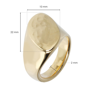 Anello Chevalier Martellato Forma Marquise