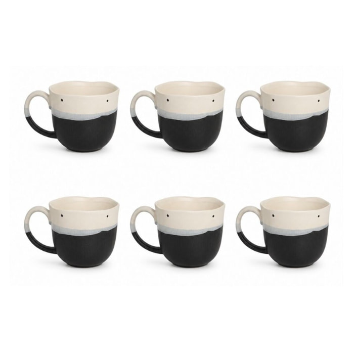 Lot de 6 tasses, JAPANDI