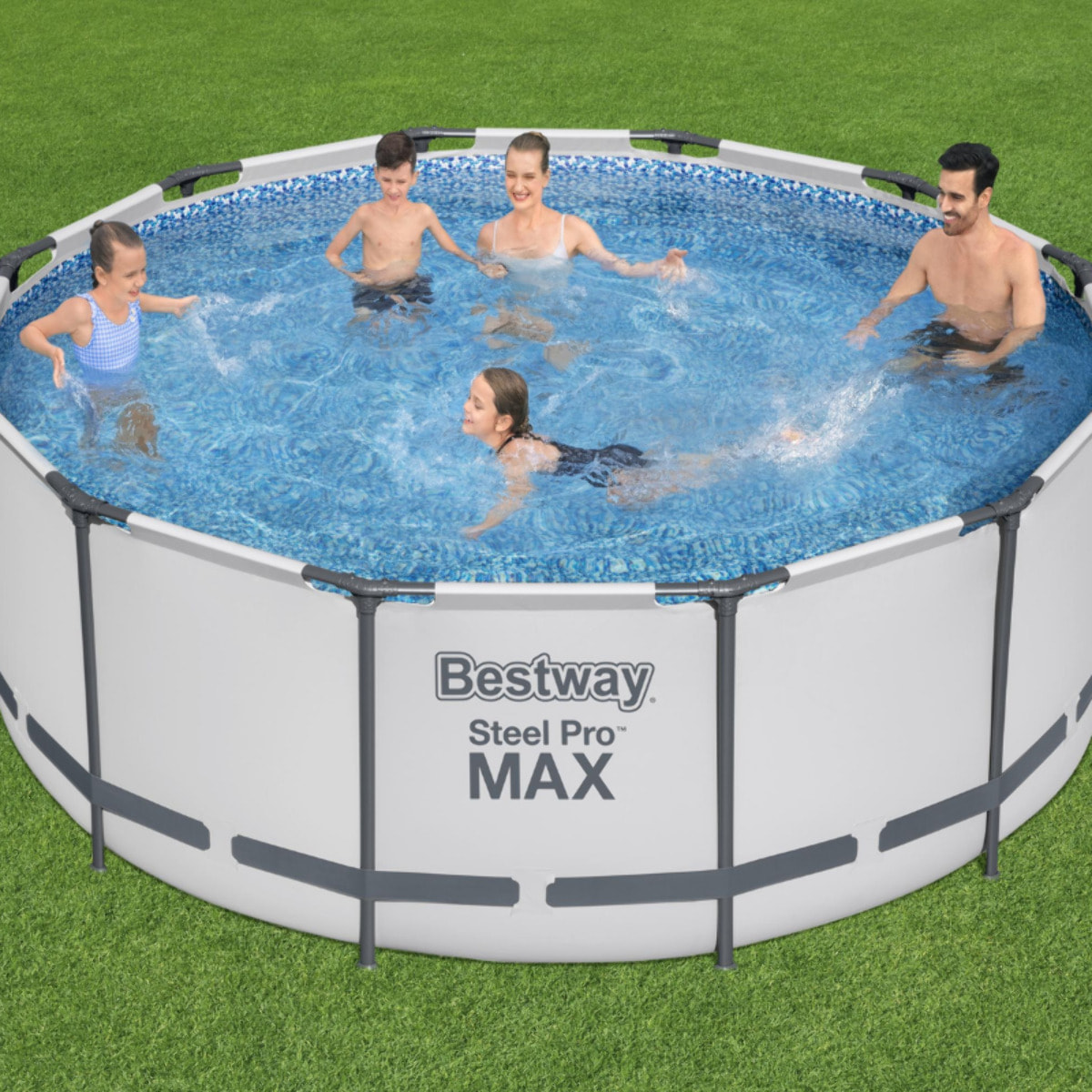 Bestway Piscine hors sol - Ronde - Steel Pro Max - 366 x 122 cm