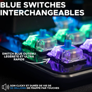 Clavier gamer THE G-LAB KEYZ THALL SB FR