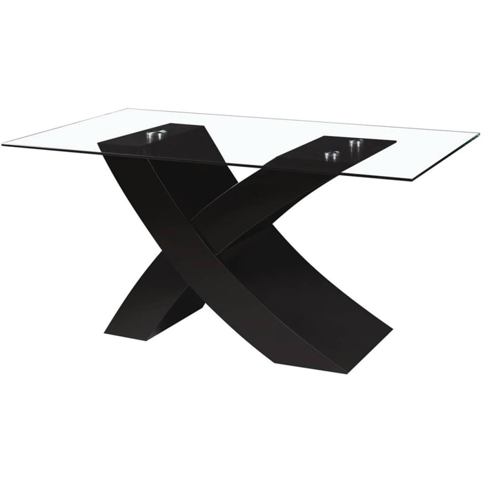 Table repas ''Mona'' - 150 x 90 x 74 cm - Noir