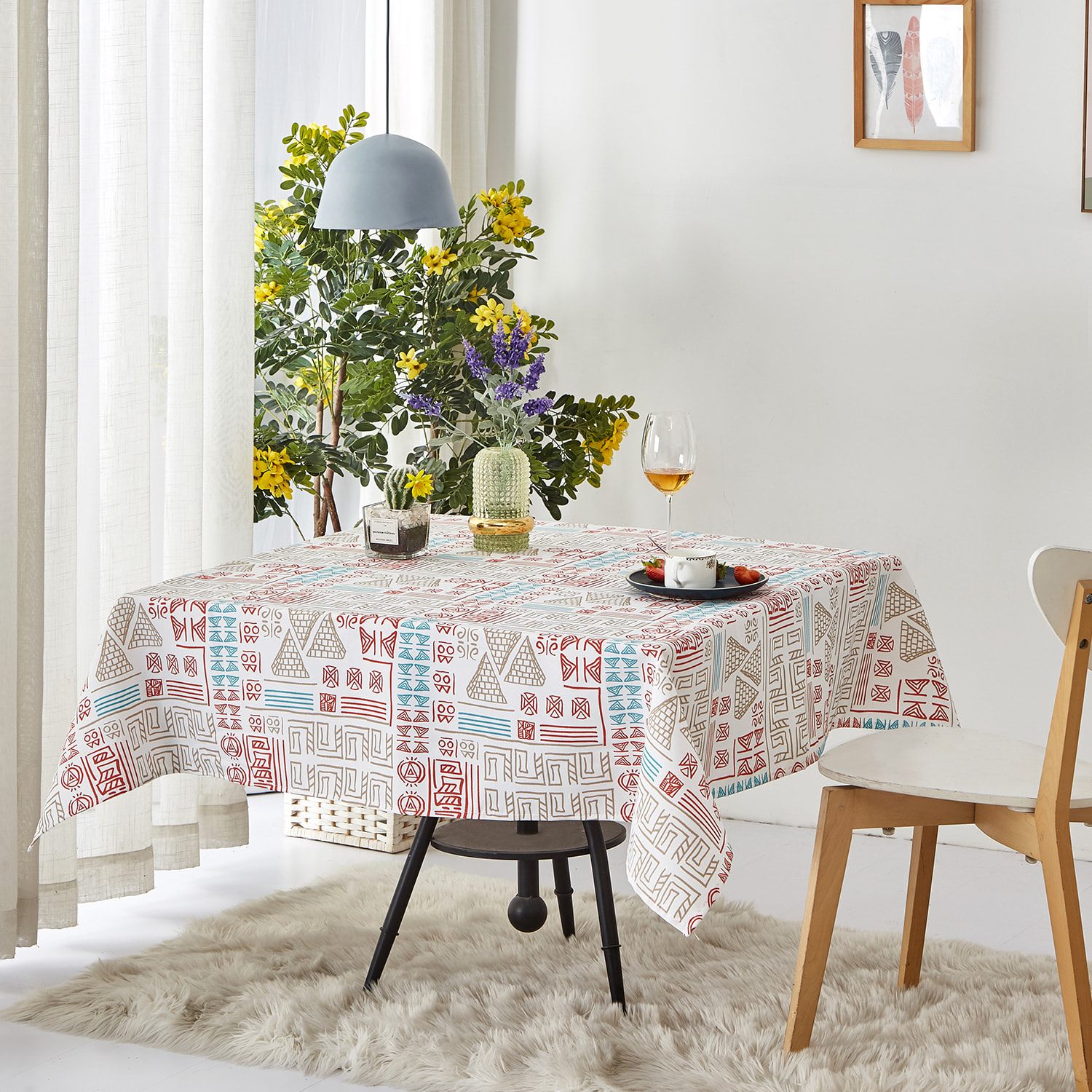 Tovaglia antimacchia 140x240 cm.