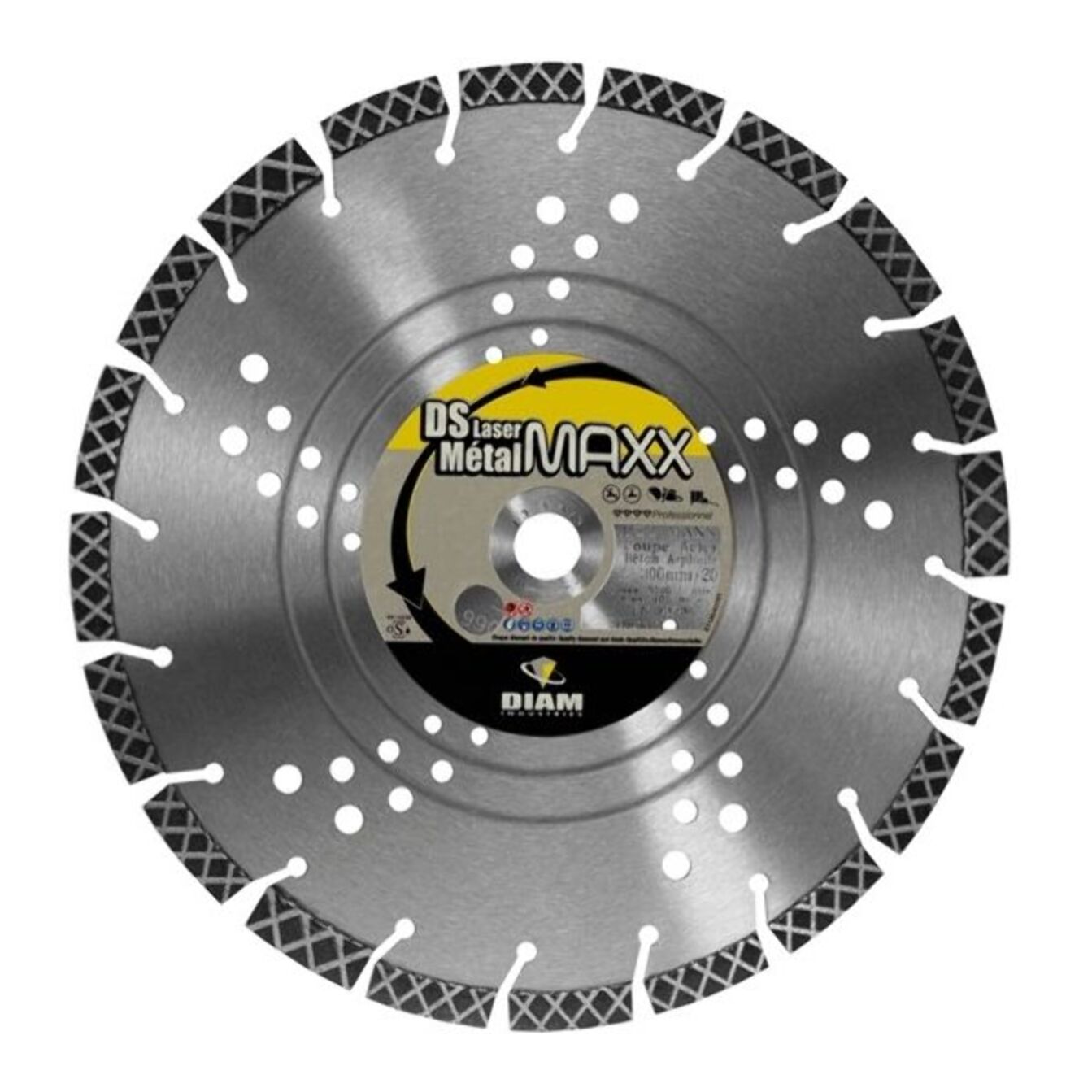 Disque diamant DIAM INDUSTRIES Ø350mm / 25.4 mm - DSLMAXX350/25.4