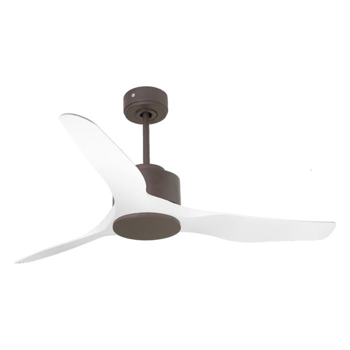 Ventilateur de plafond ø127 cm avec Wifi Réversible Hypersilence 40   W Chocolat