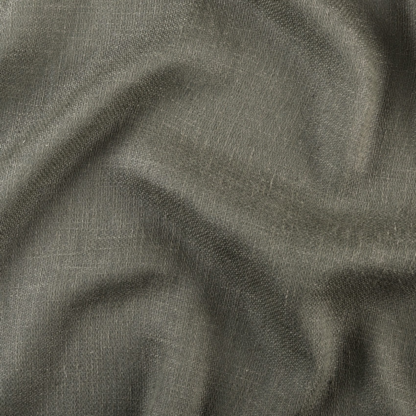 Rideau tamisant à œillets polylin satin - Vert
