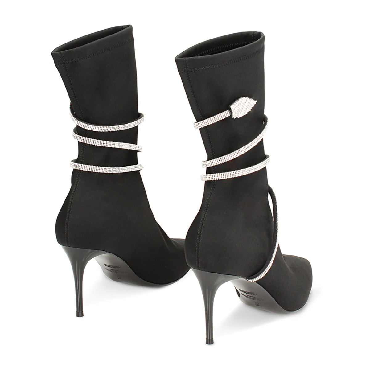 Botines negros de lycra