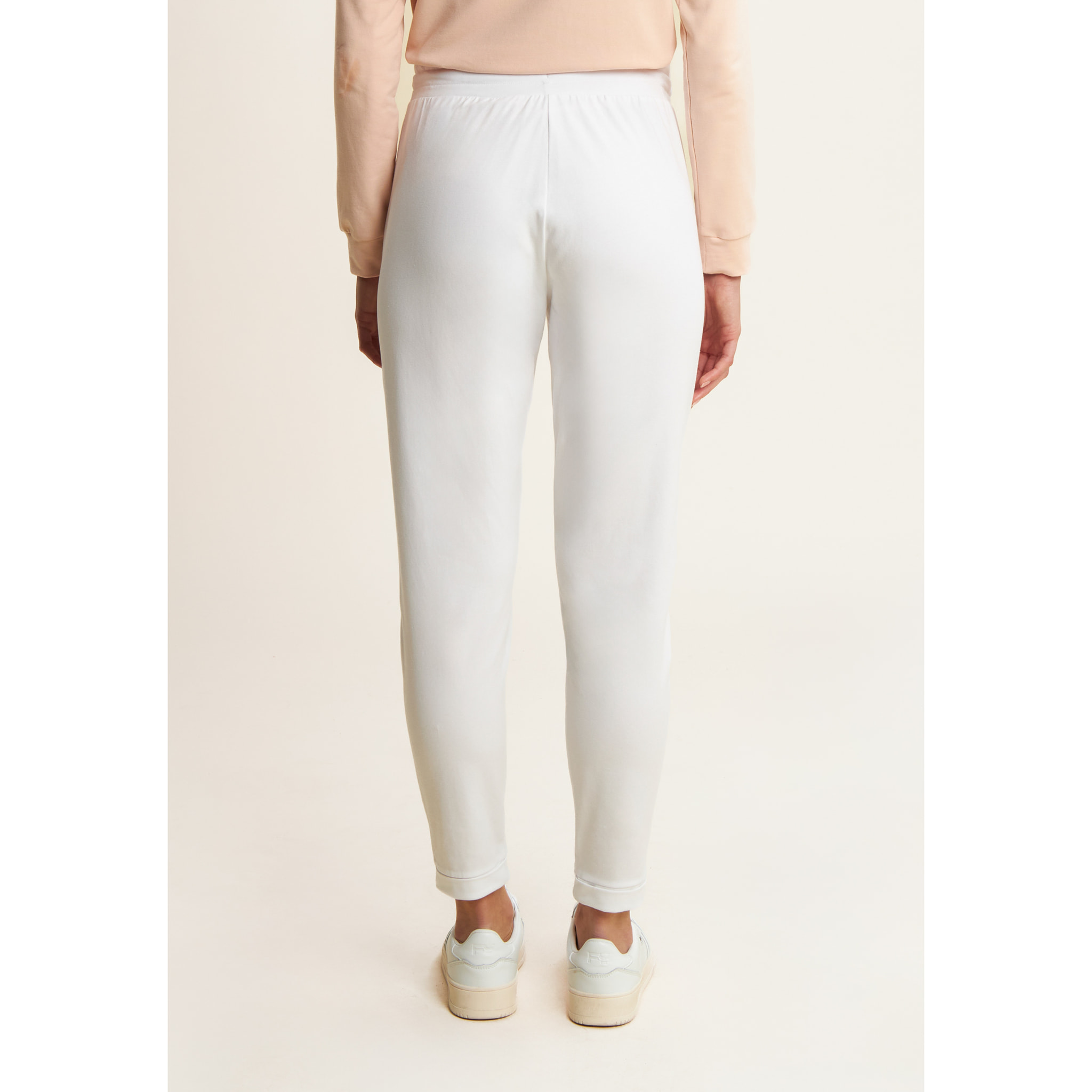 Pantaloni sportivi lunghezza 7/8 con risvolto