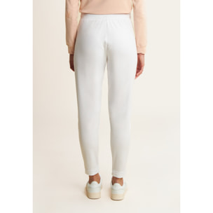 Pantaloni sportivi lunghezza 7/8 con risvolto