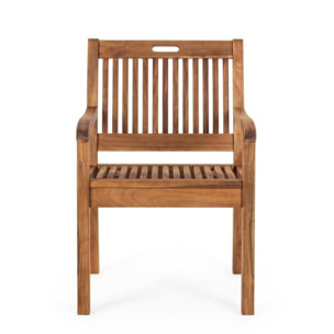 Poltrona NOEMI in legno d'acacia