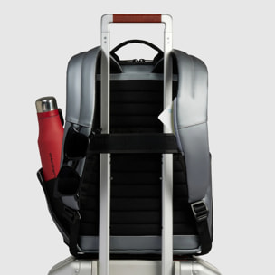 Piquadro Zaino per computer e iPad® con cinghia pettorale, porta bottiglia e RFID