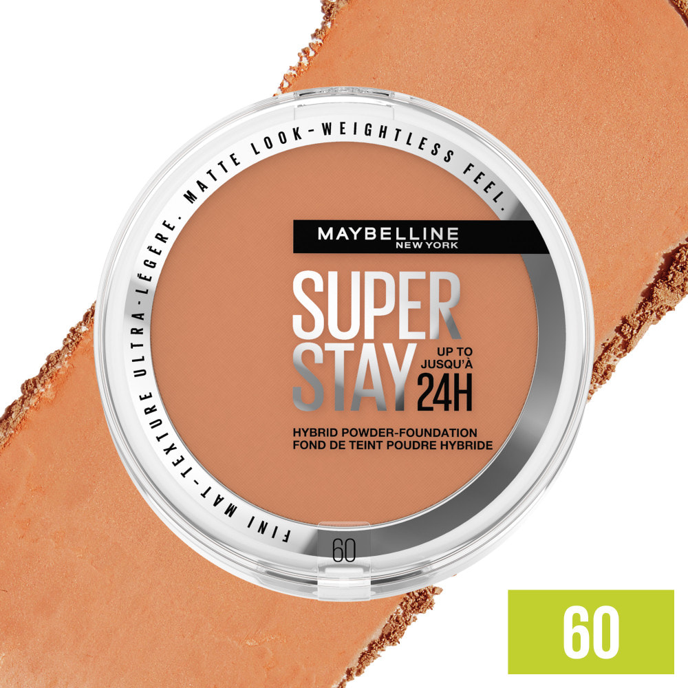 Maybelline New York Superstay 24H Hybride Fond de teint-Poudre Longue Tenue 60 - 9 GRM