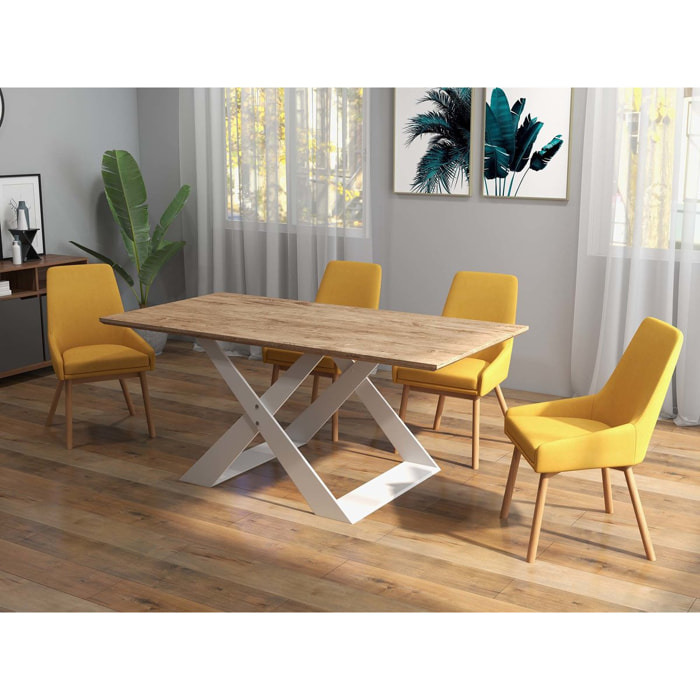 Lot de 2 chaises "Tamiko" - Jaune