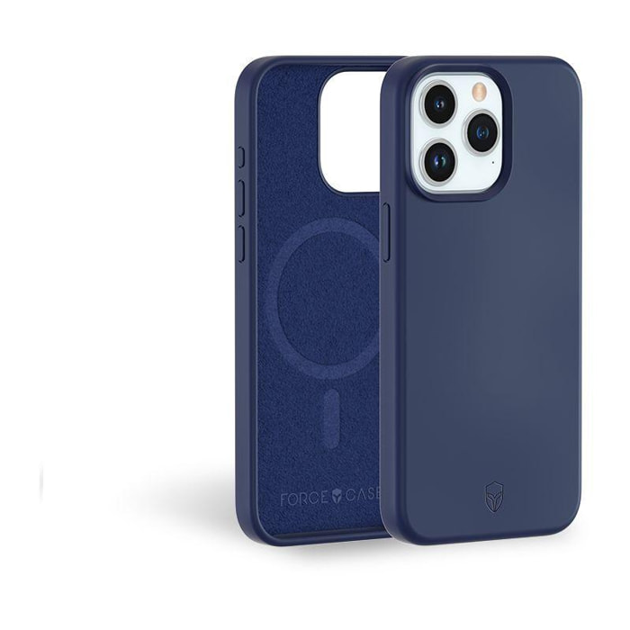 Coque FORCE CASE IPhone 15 Pro silicone Navy