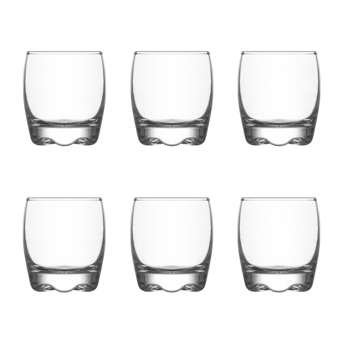 Lot de 6 verrines 8cl en verre