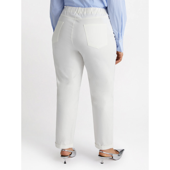 Fiorella Rubino - Pantalones con botones - Blanco