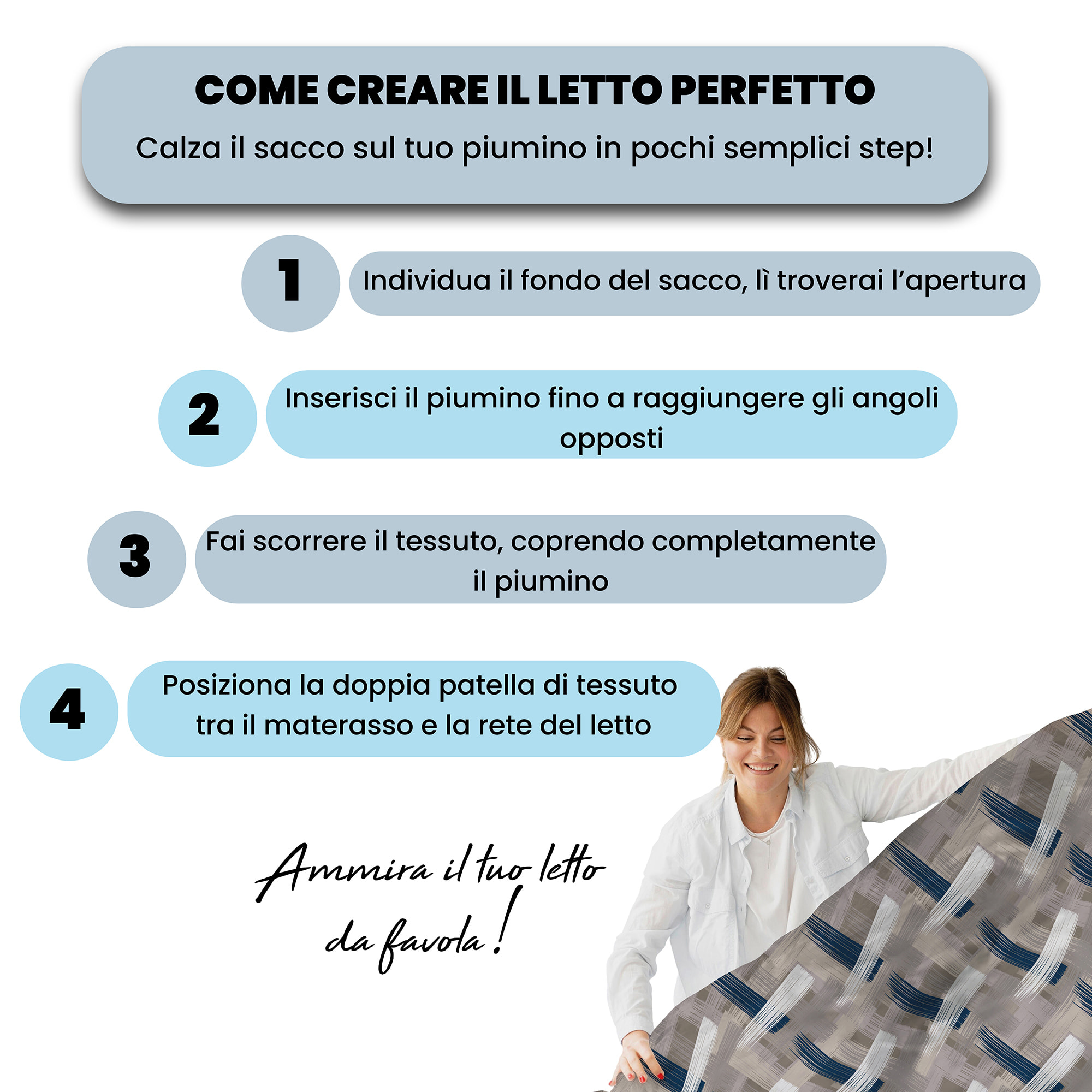 COPRIPIUMINO FANTASY, 100% Microfibra, No Stiro - PENNELLATE
