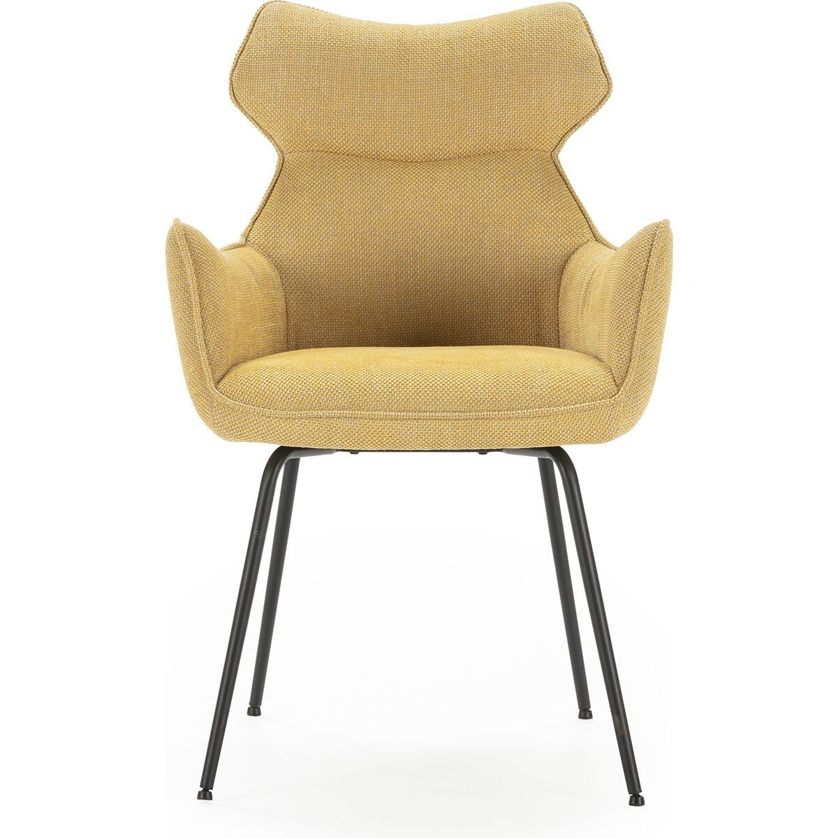 Lot de 2 fauteuils de table en tissu - ICONIC