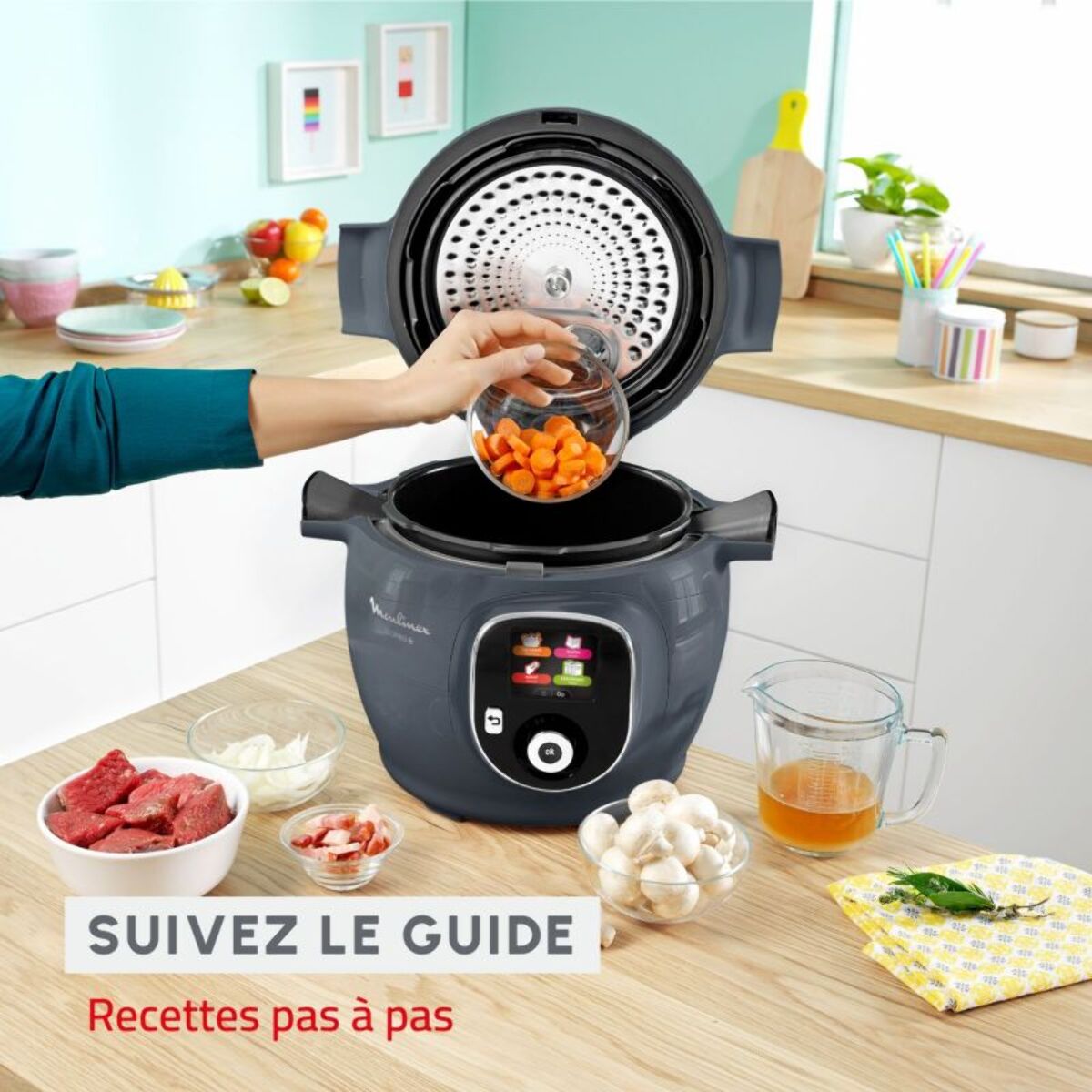 Cookeo MOULINEX Cookeo+ Multicuiseur intelligent CE851HF