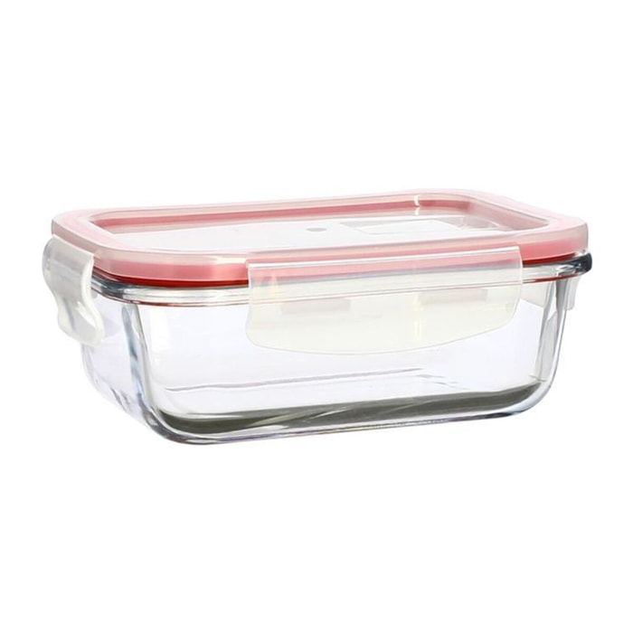 Boîte hermétique rectangulaire 370ml en verre CLEMENTINE