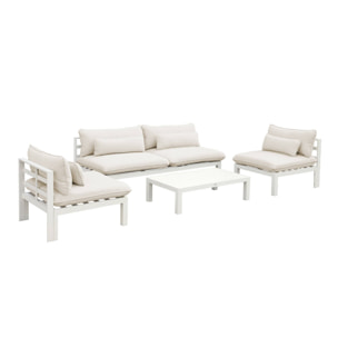 Salon de jardin XXL aluminium 5 places RIETI