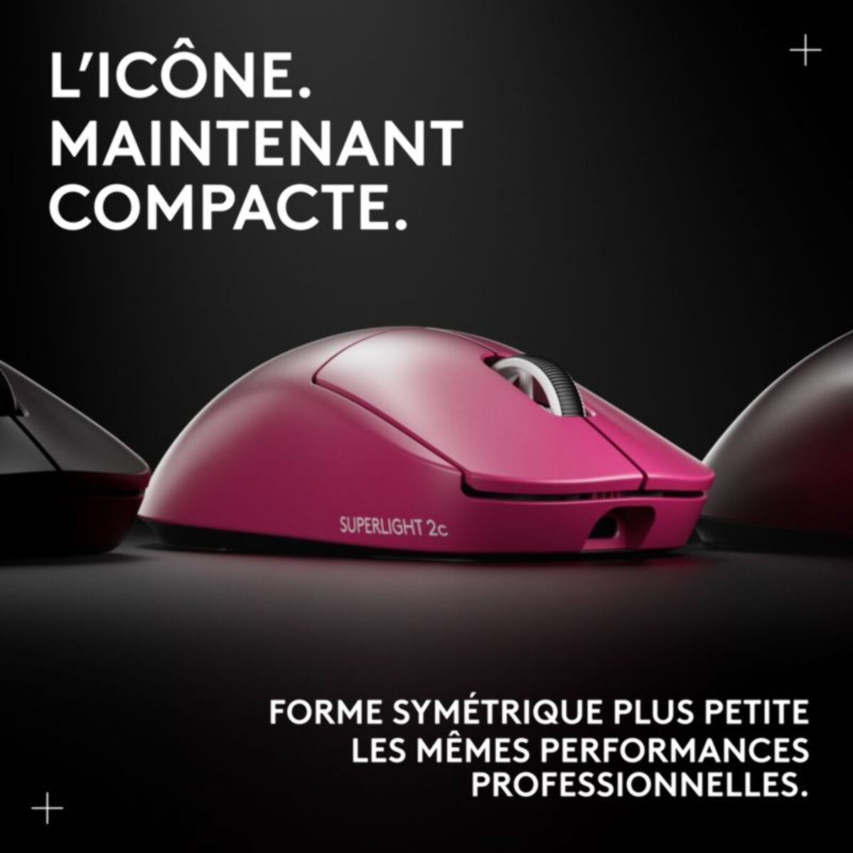 Souris Gamer Sans Fil LOGITECH Pro X superlight 2 compact Magenta