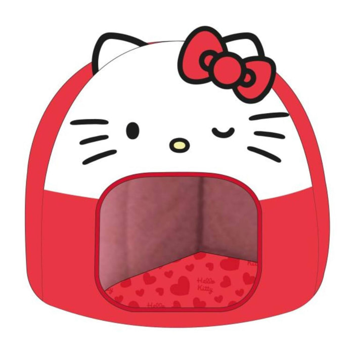 Cueva cama para perros diseño hello kitty