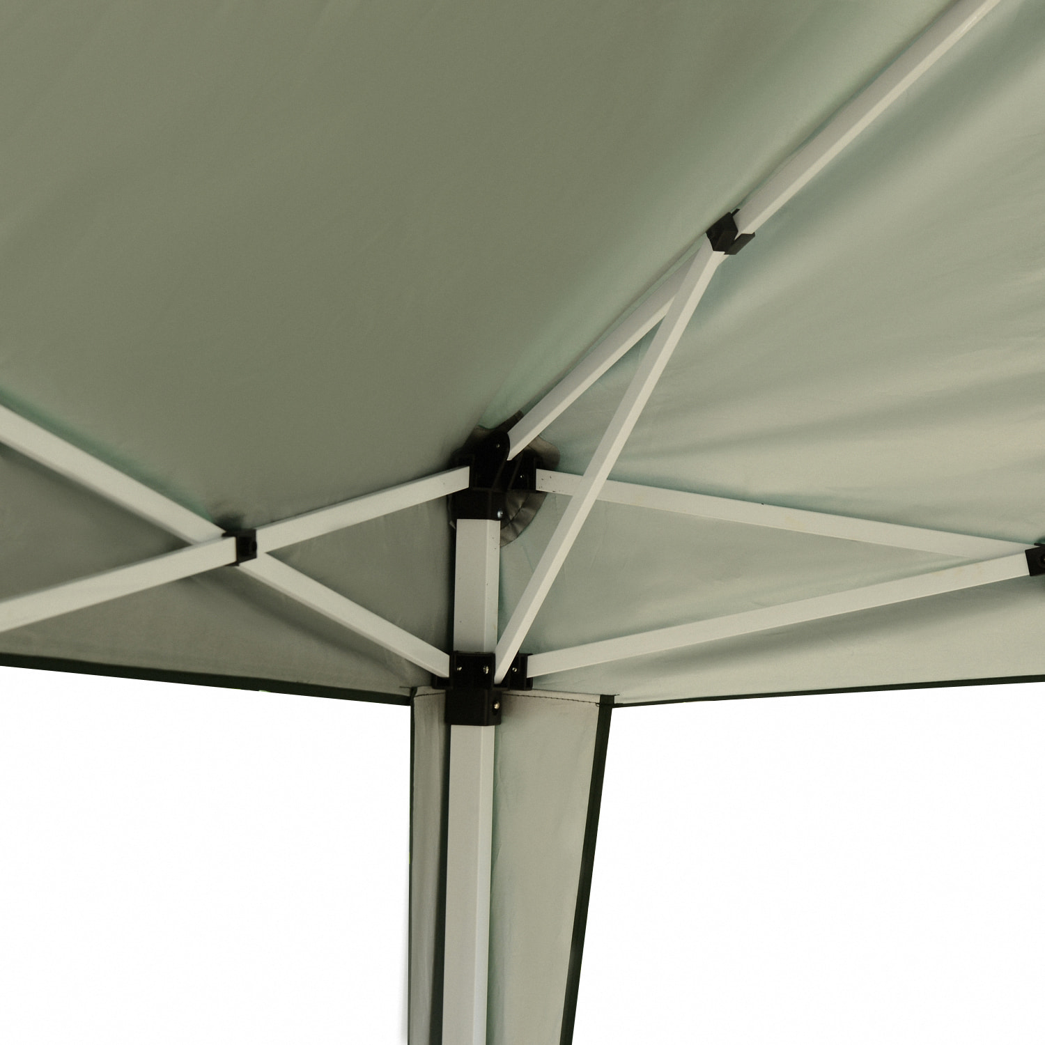 Carpa Plegable 3x3 m Cenador de Jardín Gazebo con Bolsa de Transporte Altura Ajustable en 3 Niveles Anti-UV e Impermeable para Terraza Patio Playa Verde