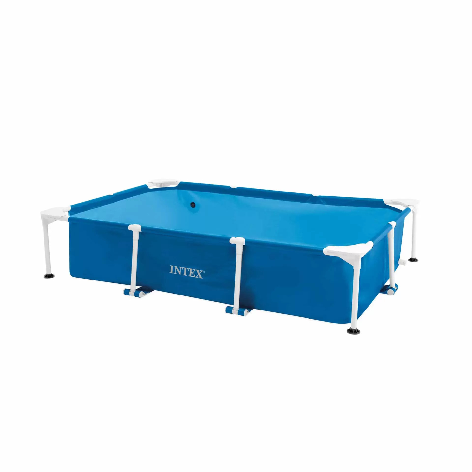 Intex 48404NP - Piscina Fuori Terra Rettangolare per Cani, con Pompa Filtro 1136 L/h, 229x152x46 cm