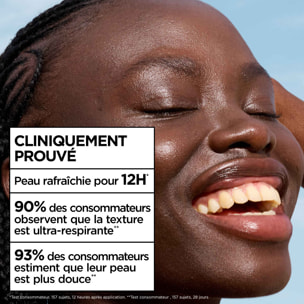 Garnier Ambre Solaire Super UV Visage Aqua Fluide SPF50 Invisible - Acide Hyaluronique - 40ml