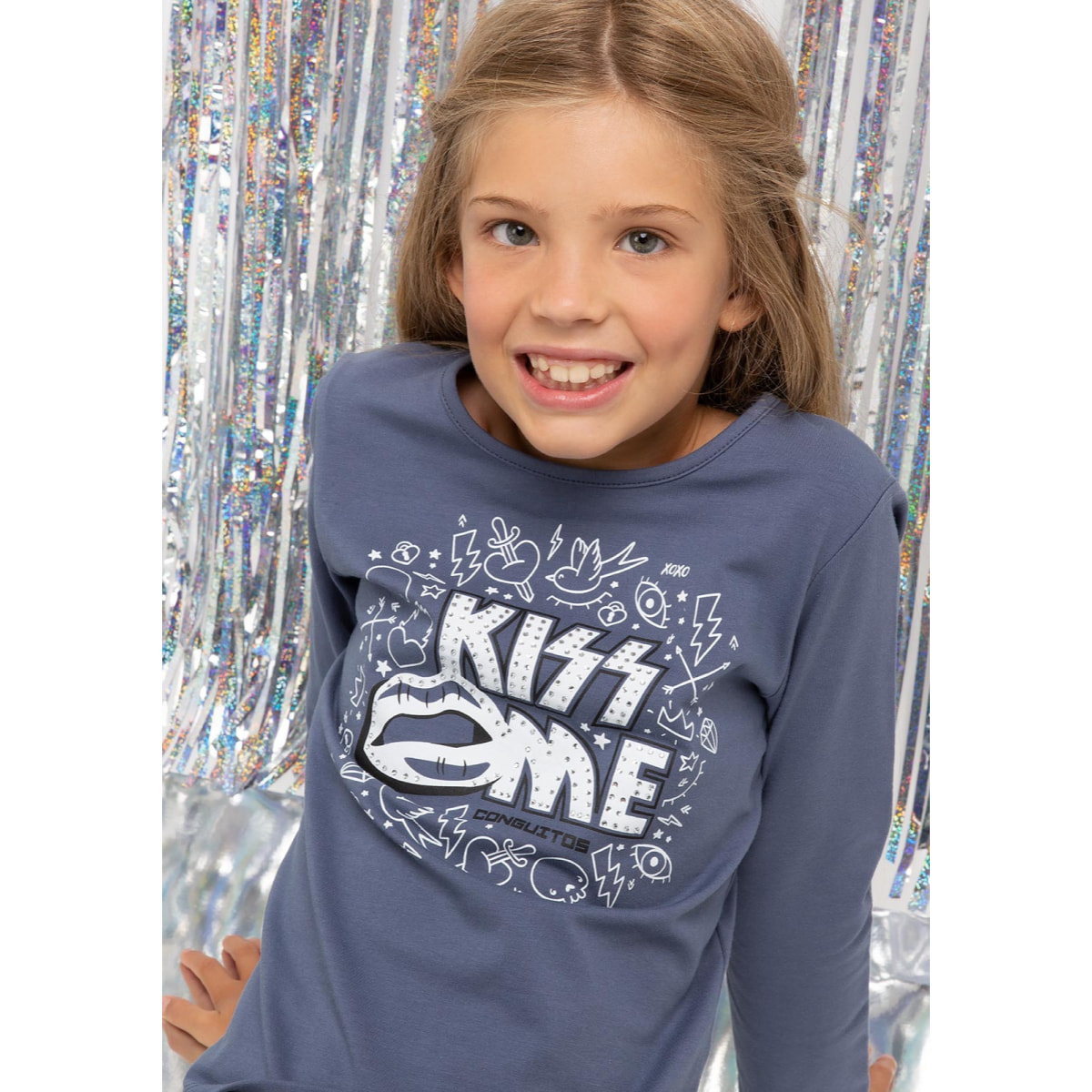 Conguitos - T-shirt a maniche corte casual stampata