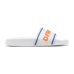 Chanclas Hombre Pala Venice Blanco / Naranja D.Franklin