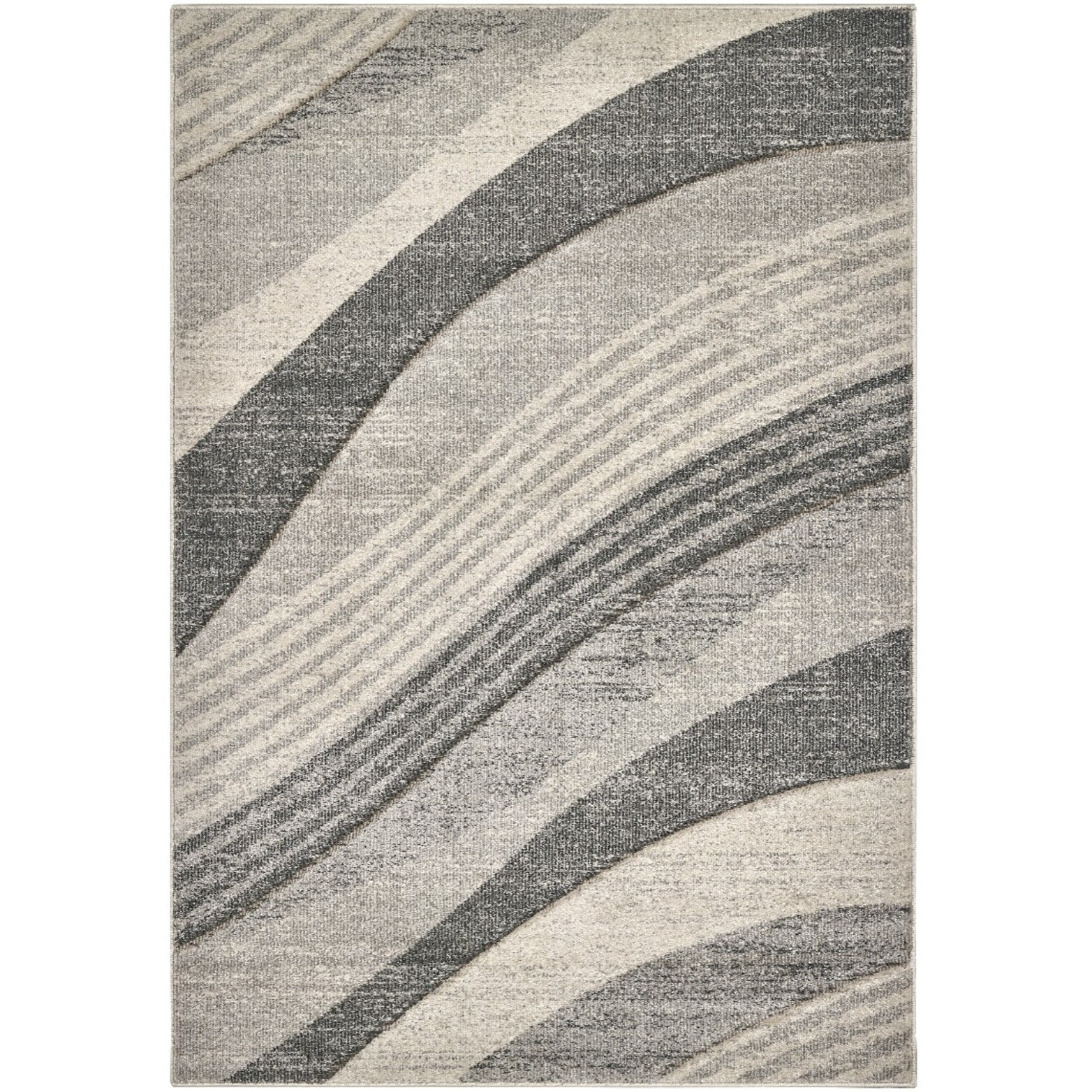 Tappeto Moderno Astratto Grigio