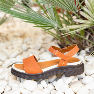 Sandalias 1548 NOBUCK D.ORANGE-BROWN/ BIRMINGHAM color Dark orange-brown