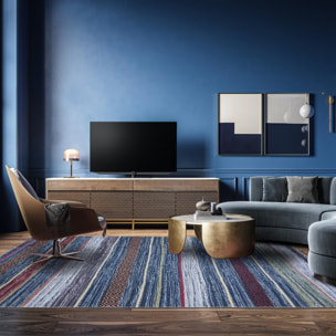 Tapis kilim Voma, doux et soyeux motif Ethnique