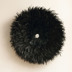 Décoration en plumes de coq et coquillages 60cm KAPAU