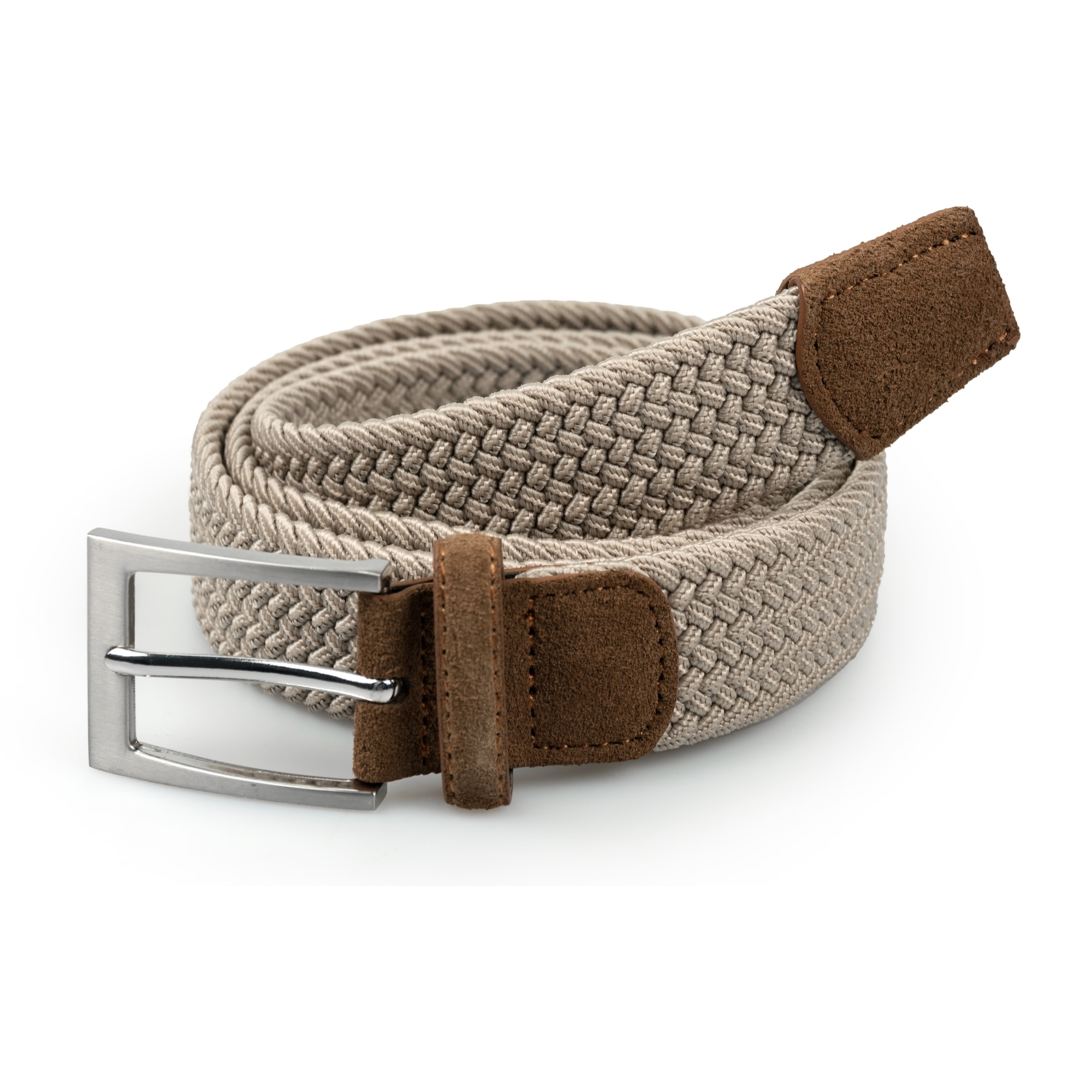 Cintura in pelle h.35 mm intreccio