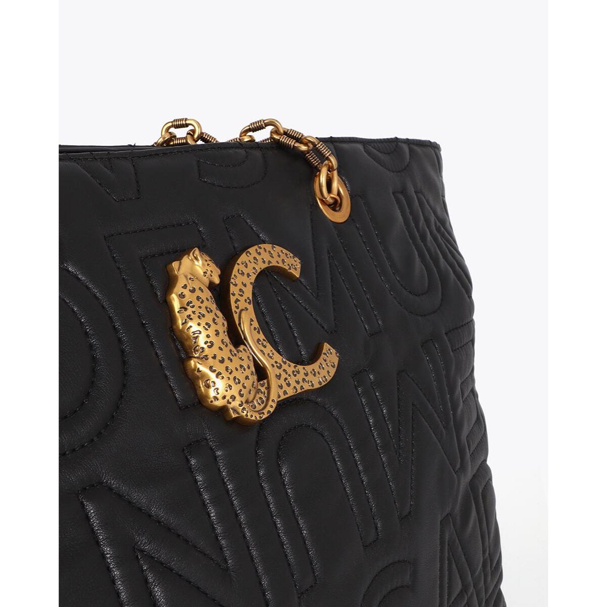 Shopper con cuciture del logo