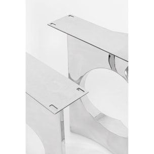 Pieds de table Tavola Oho chromés set de 2 Kare Design