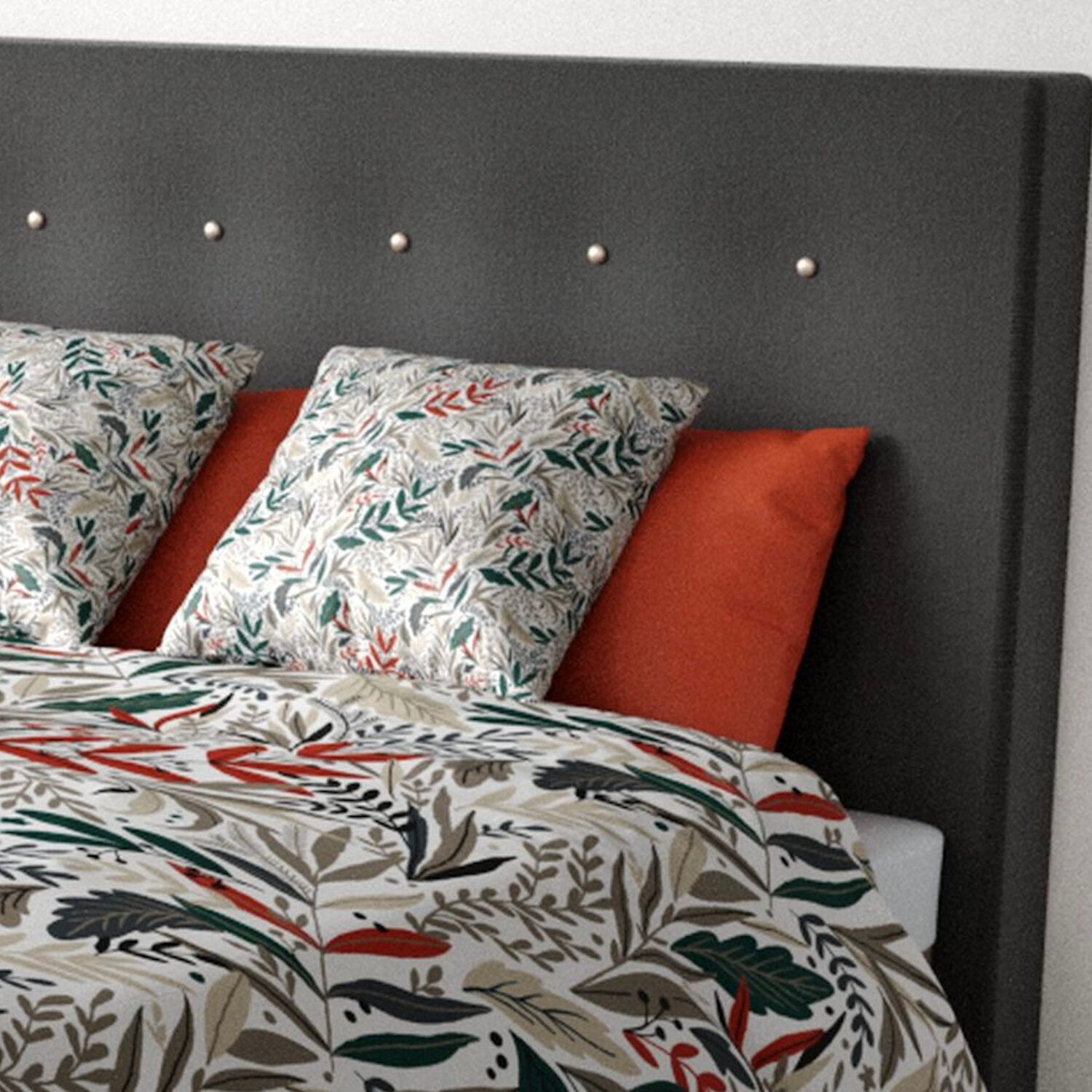 Parure housse de couette 2pcs 100%microfibre 60gsm luziola